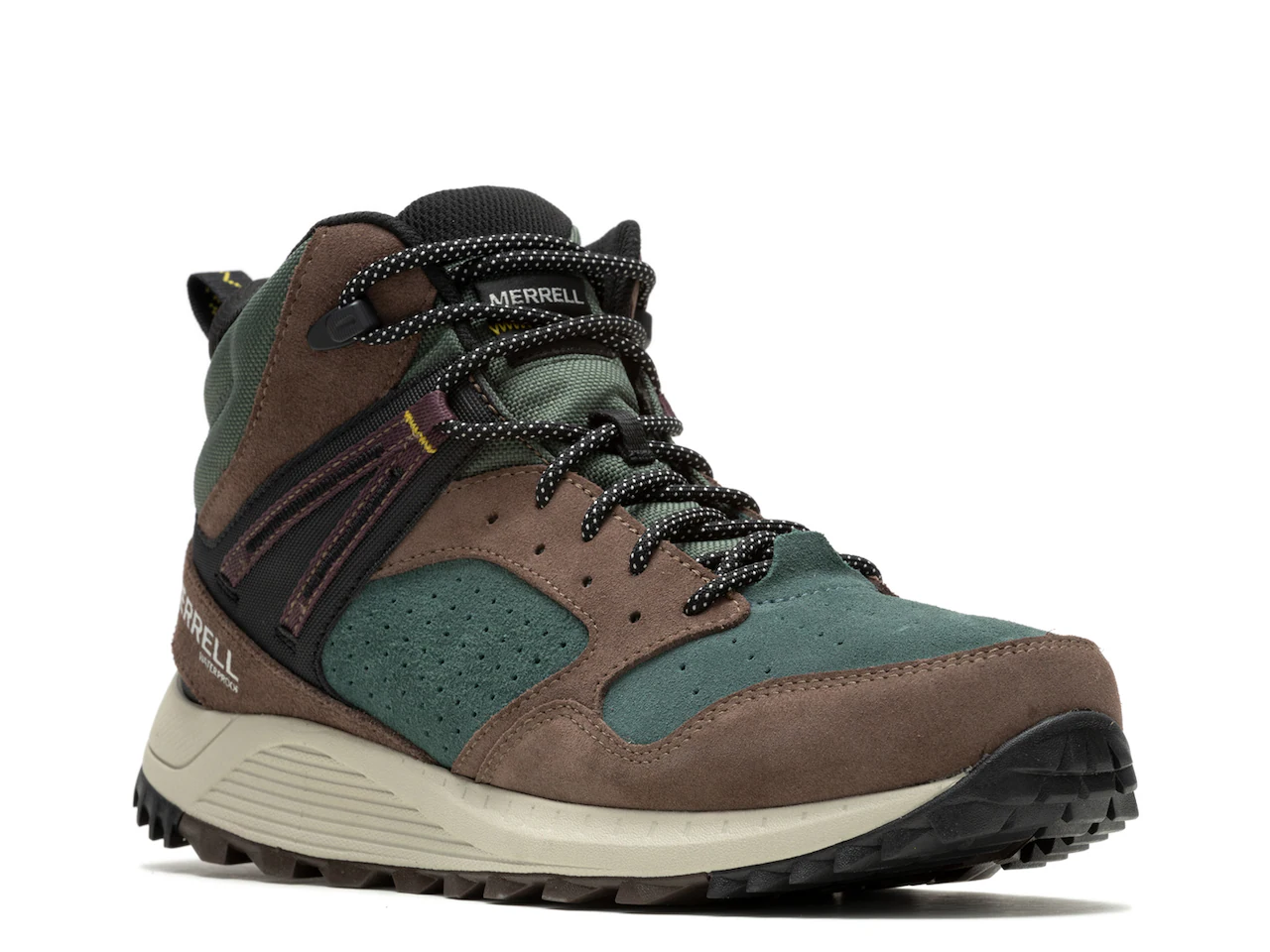 Merrell Wildwood Mid Hiking Boot | Men's | Brown/Green Cover