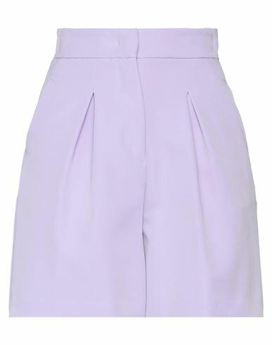 Hinnominate Woman Shorts & Bermuda Shorts Light purple Polyester, Elastane Cover