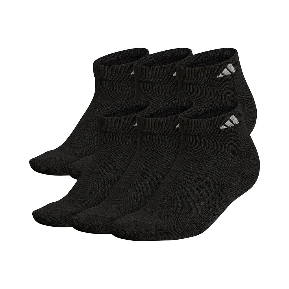 adidas Athletic Cushioned Ankle Socks 6 Pack | Women's | Black Cover