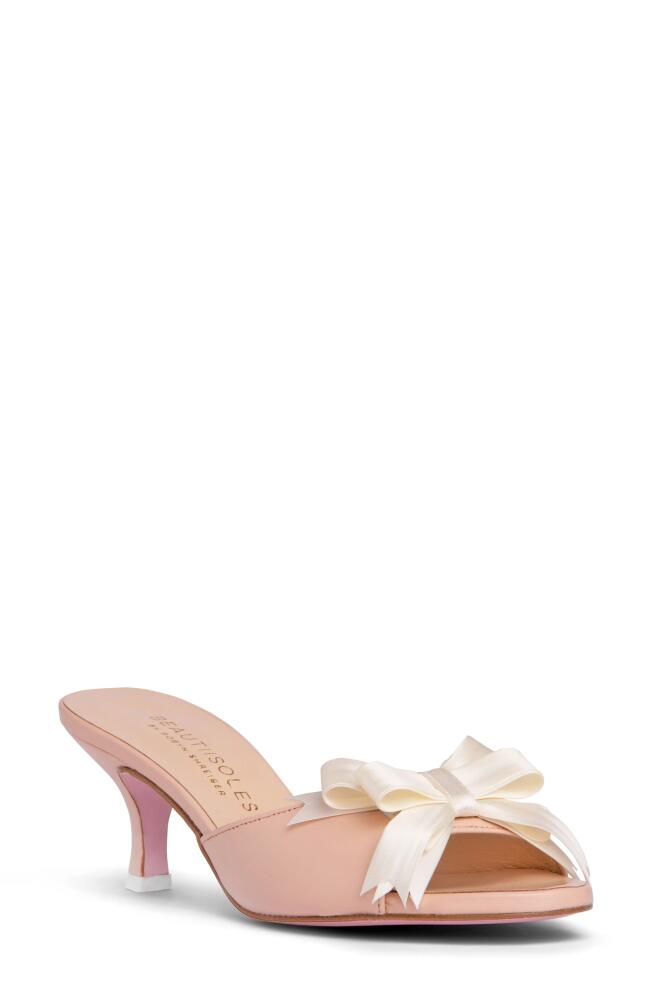 BEAUTIISOLES Elena Slide Sandal in Light Pink Cover