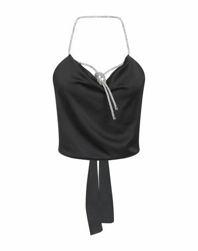 Simona Corsellini Woman Top Black Polyester Cover