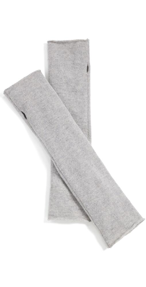 LISA YANG Aspen Cashmere Arm Warmers Dove Grey Cover