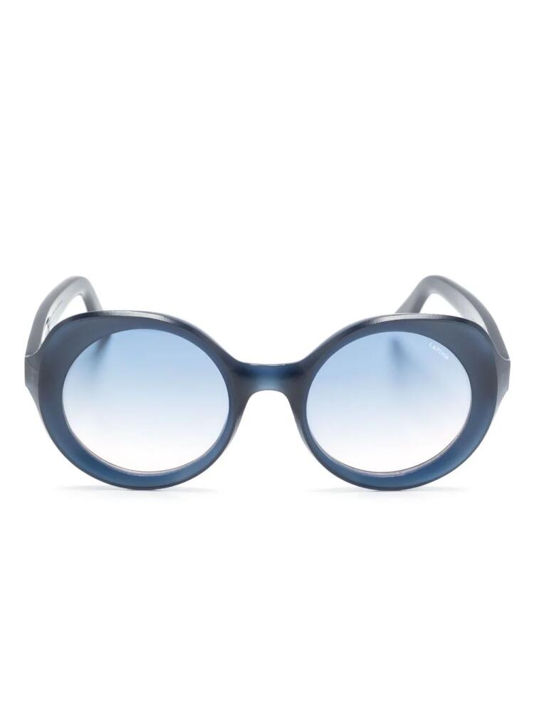 Lapima Carlota Natural round-frame sunglasses - Blue Cover