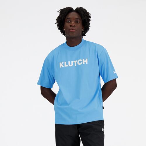 New Balance X Klutch Pre-Game Chill T-Shirt - Mens White/Coastal Blue Cover