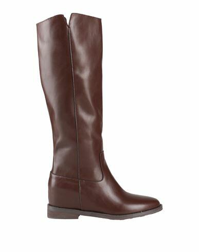 Francesco Milano Woman Boot Brown Leather Cover