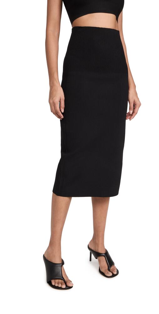 Victoria Beckham Fitted Skirt Black Cover