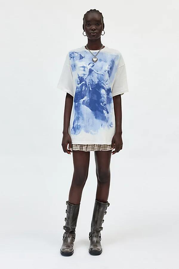 Kimchi Blue Tarot Graphic T-Shirt Dress in Blue Cover