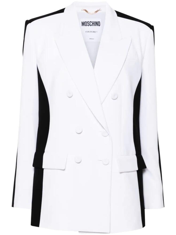 Moschino double-breasted blazer - White Cover