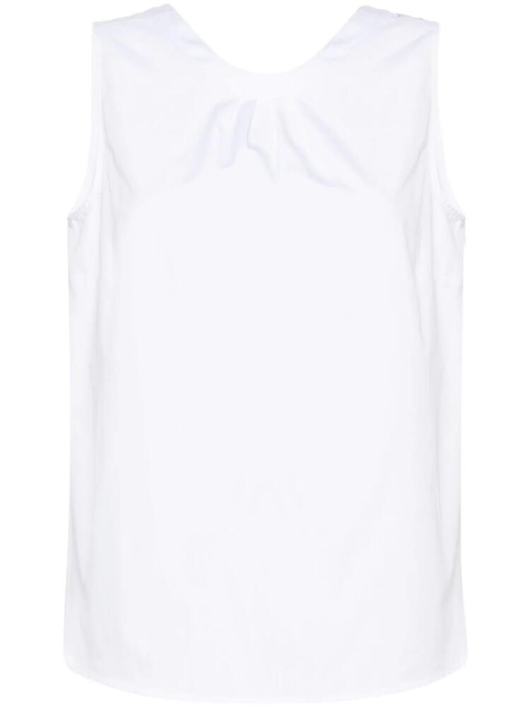 'S Max Mara Ofelia poplin top - White Cover