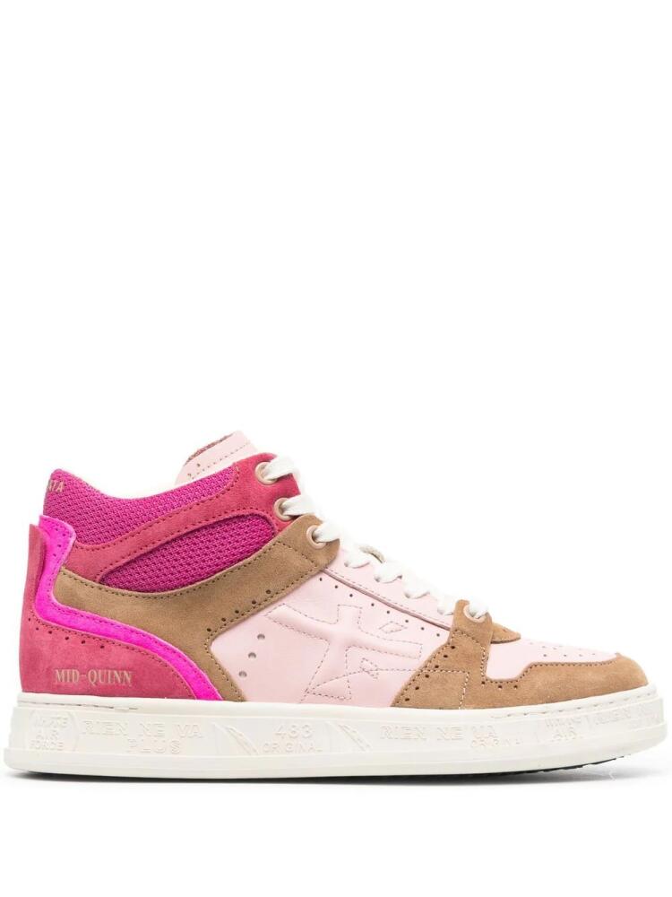 Premiata Quinn high-top sneakers - Pink Cover