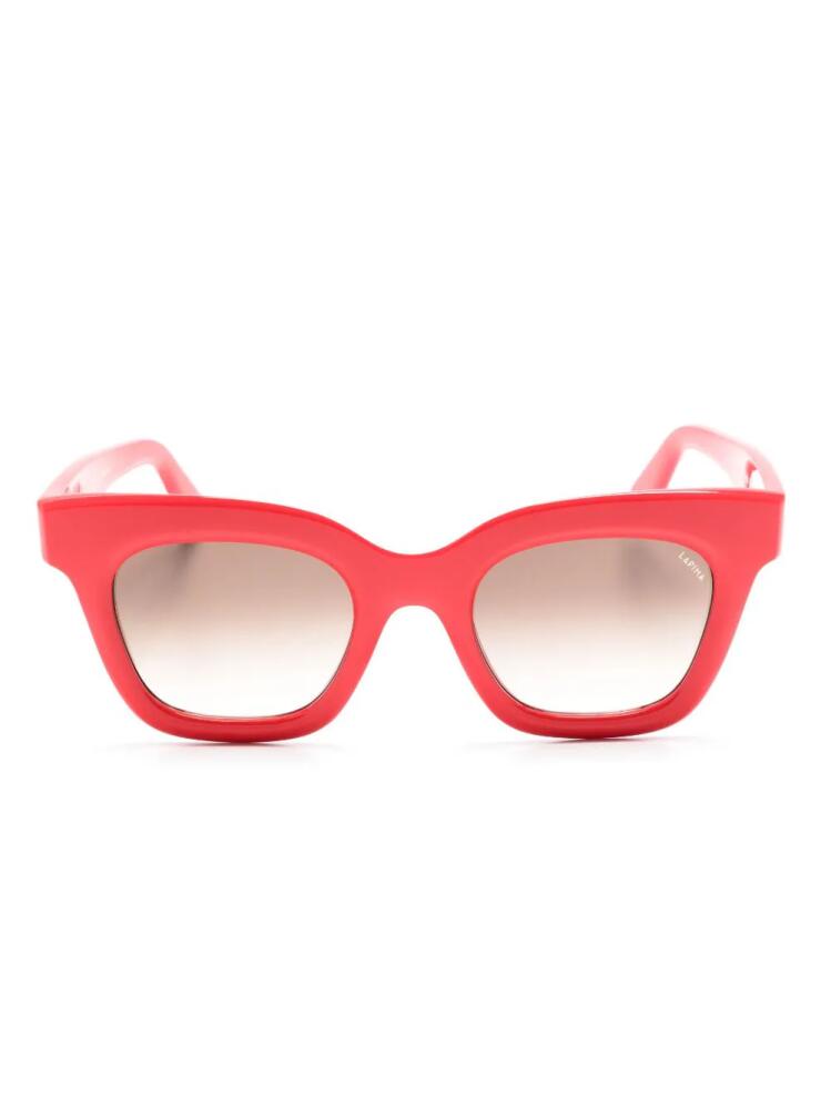 Lapima Lisa square-frame sunglasses - Red Cover