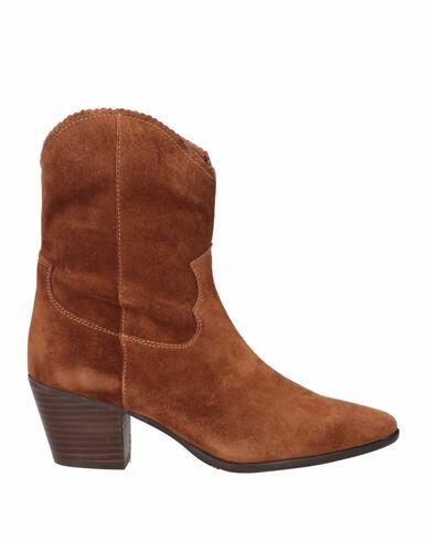 Pedro Miralles Woman Ankle boots Tan Leather Cover