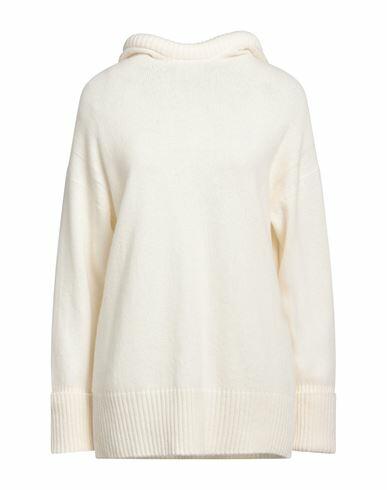 Federica Tosi Woman Sweater Cream Virgin Wool, Cashmere Cover