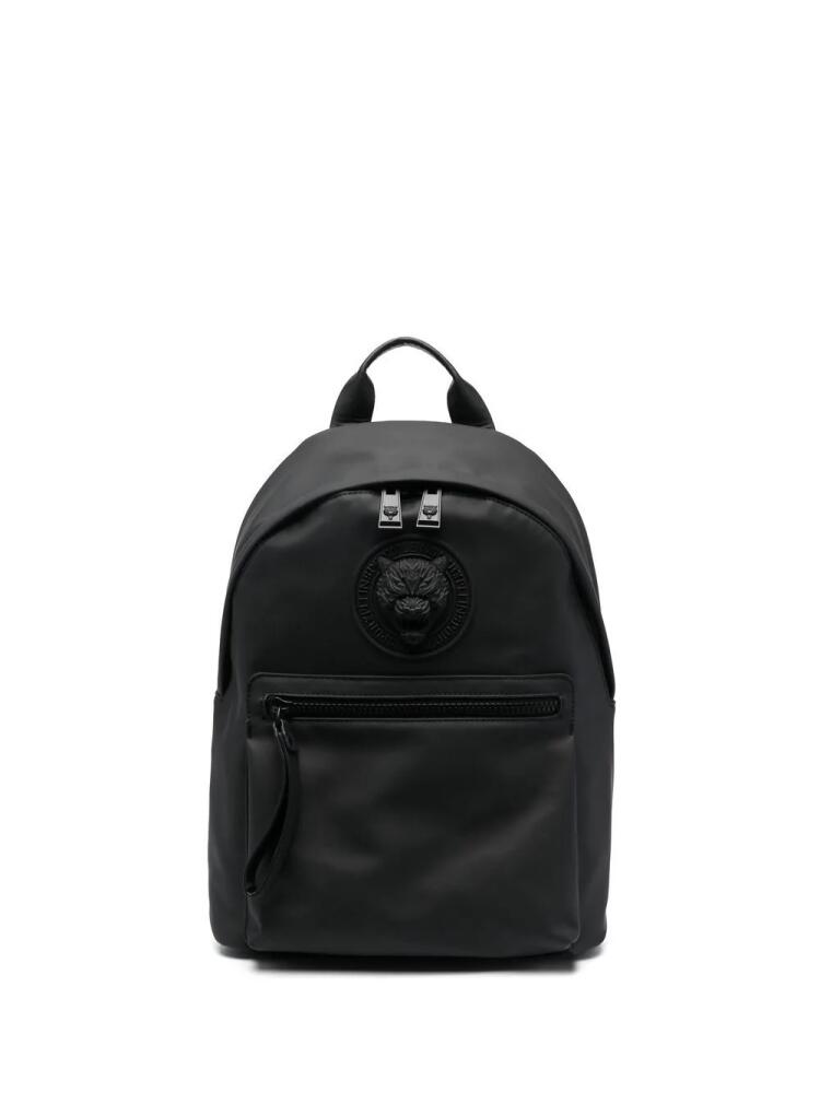 Plein Sport Boston debossed-logo detail backpack - Black Cover