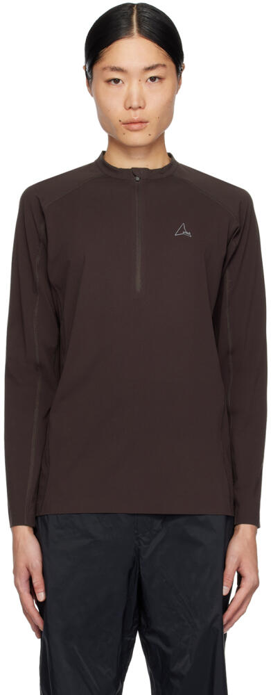 ROA Brown Insulated Long Sleeve T-Shirt Cover