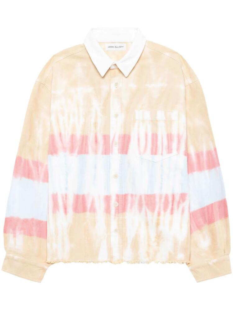 John Elliott Rugby Hemi tie-dye shirt - Neutrals Cover