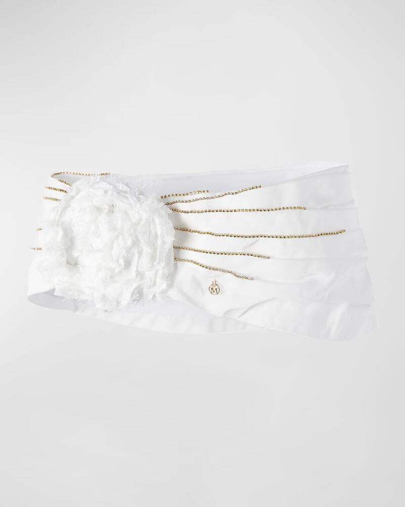 Maison Michel Hiromi Chains Bridal Headband Cover