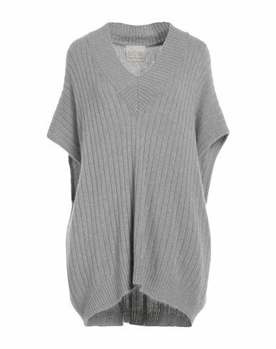 N. o.w. Andrea Rosati Cashmere Woman Sweater Grey Wool, Viscose, Cashmere, Nylon Cover