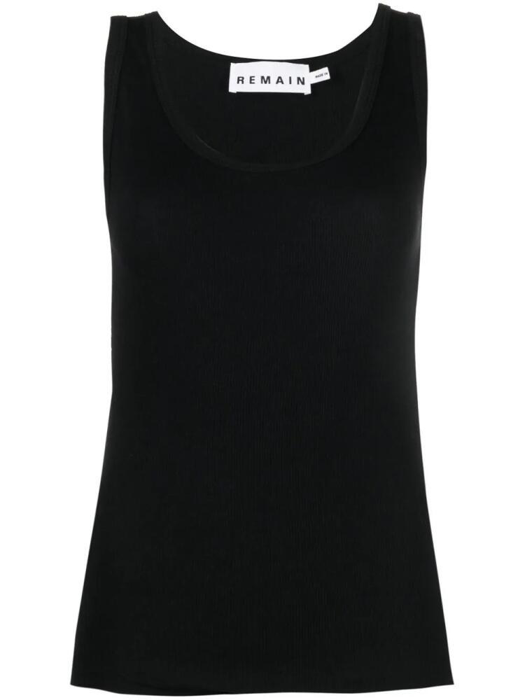 REMAIN rear cut-out tank top - Black Cover