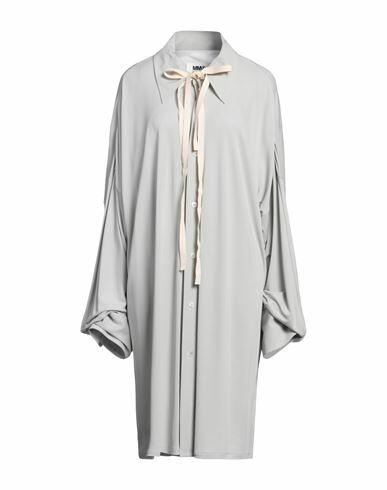 Mm6 Maison Margiela Woman Midi dress Light grey Viscose Cover