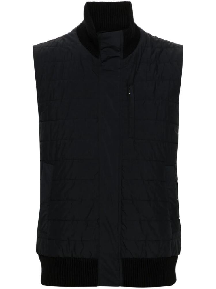 Herno quilted zip-up gilet - Black Cover