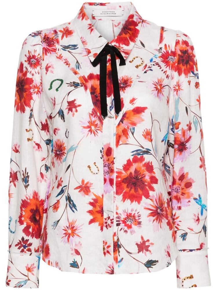 Dorothee Schumacher Ease I floral-print shirt - Neutrals Cover