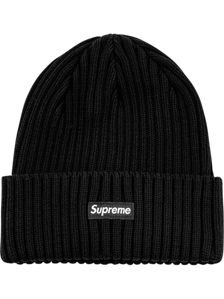 Supreme overdyed beanie hat - Black Cover