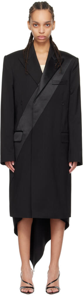 Helmut Lang Black Tuxedo Coat Cover