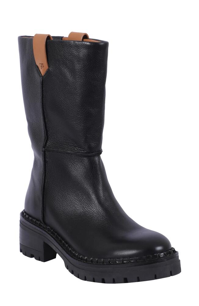 GENTLE SOULS BY KENNETH COLE Brody Platform Boot in Black Leather Cover