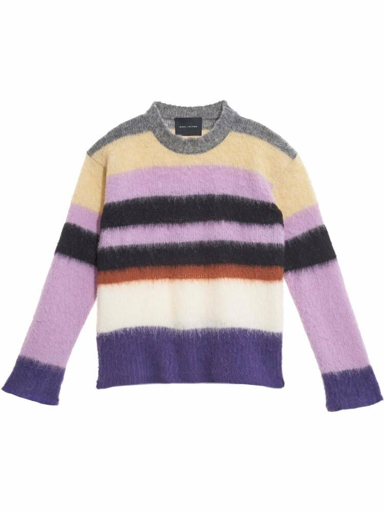 Marc Jacobs brushed striped jumper - Pink Cover