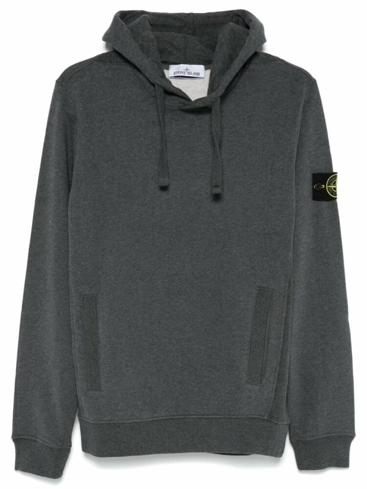 Stone Island Compass-badge hoodie - Grey Cover