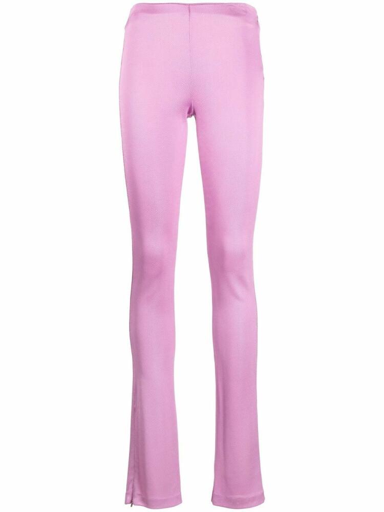 1017 ALYX 9SM skinny ankle-zip trousers - Pink Cover