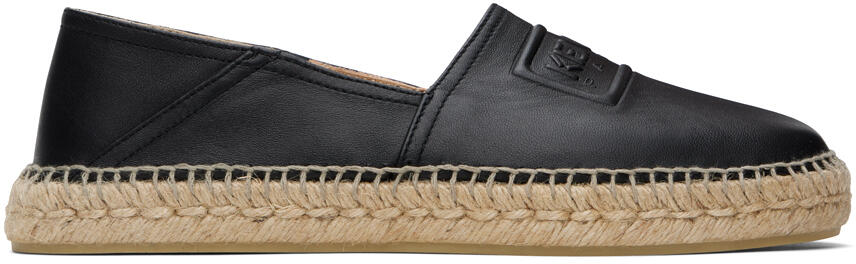 Kenzo Black Kenzo Paris Leather Espadrilles Cover