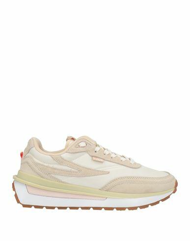 Fila Woman Sneakers Sand Soft Leather, Textile fibers Cover