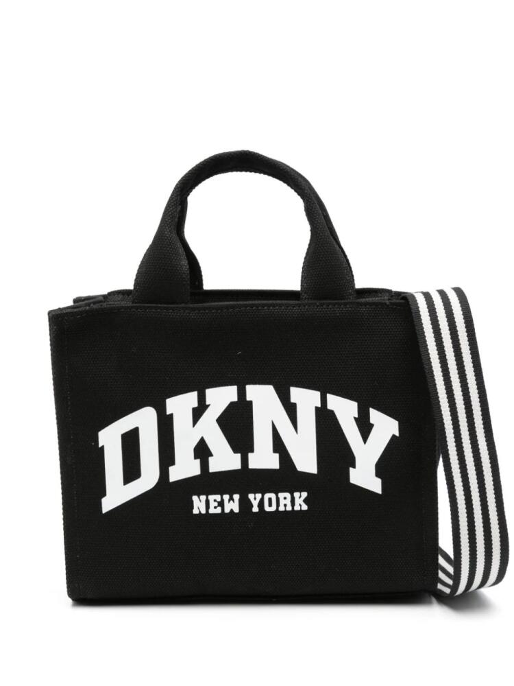 DKNY small Hadlee canvas tote bag - Black Cover