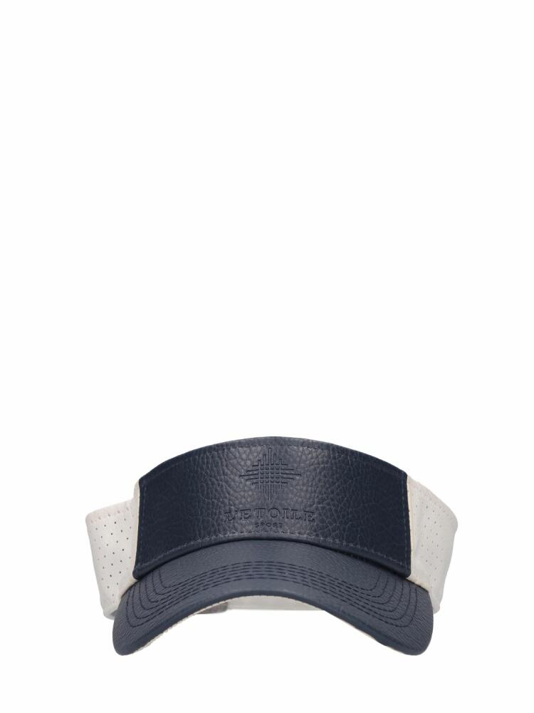 L'ETOILE SPORT Perforated Leather Visor Cover