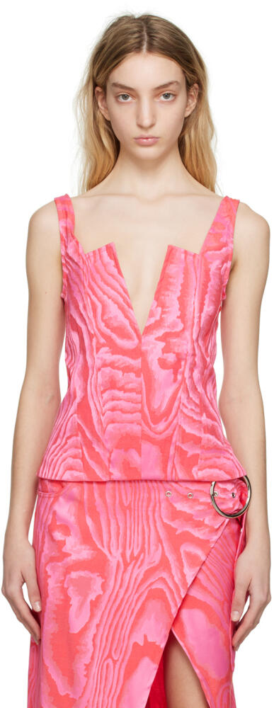 Marques Almeida Pink Corset Camisole Cover