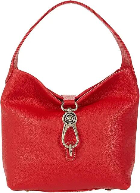 Dooney & Bourke Pebble II Small Logo Lock Sac (Red) Handbags Cover