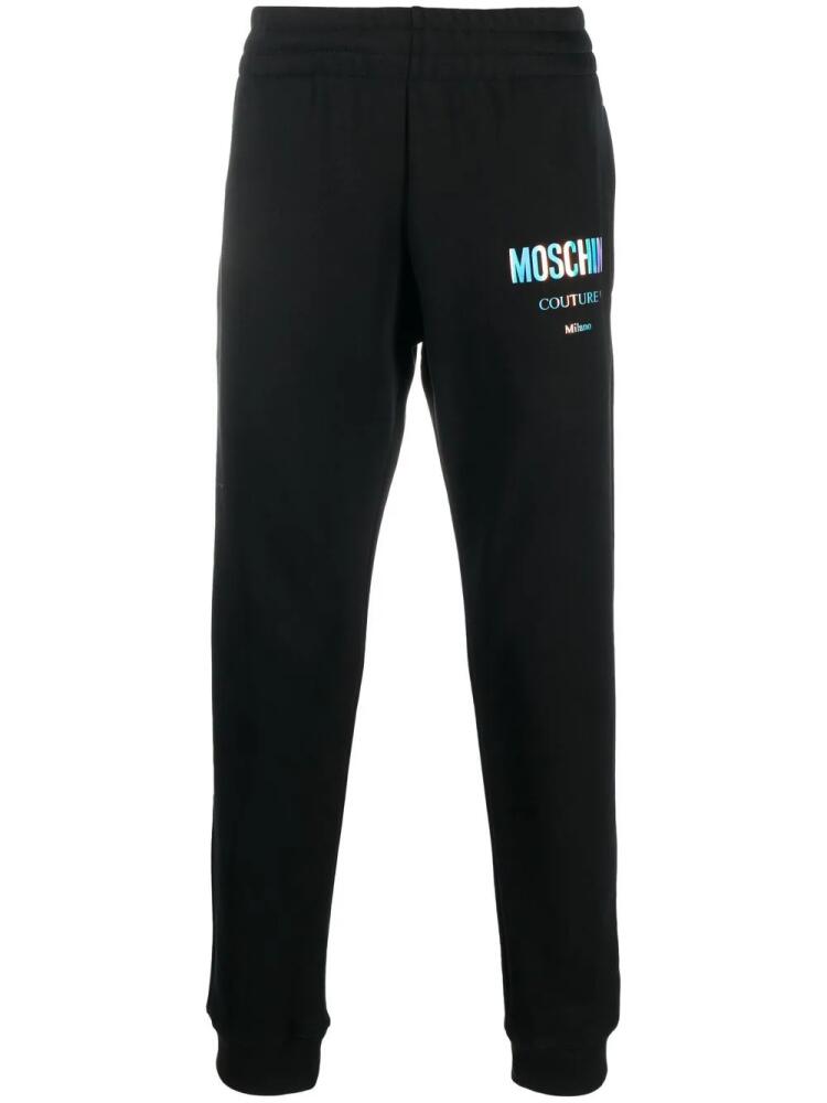 Moschino logo tracksuit bottoms - Black Cover