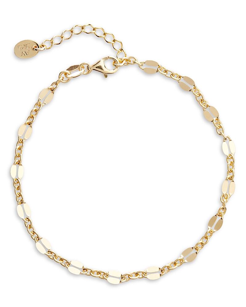 Argento Vivo Disc Chain Link Bracelet in 18K Gold Plated Sterling Silver Cover