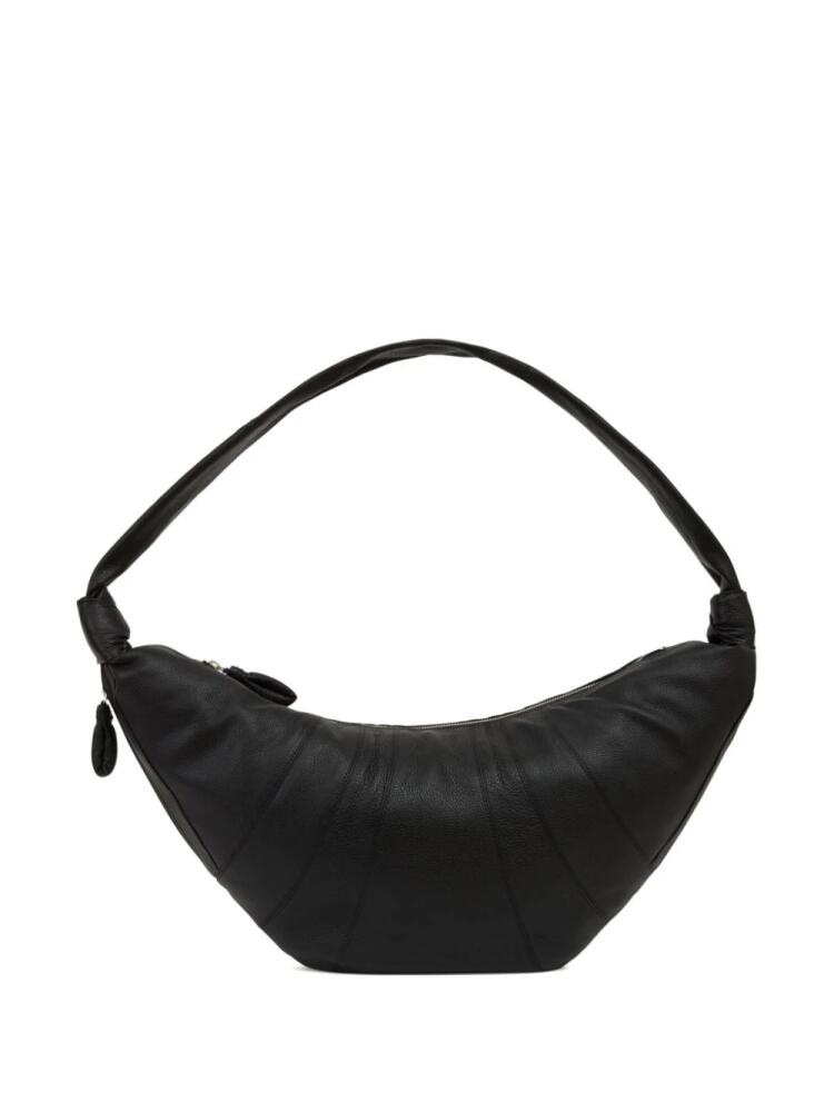 LEMAIRE large Croissant leather shoulder bag - Black Cover