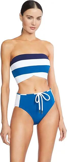 Robin Piccone Emma High-Waist (Safire Combo) Women's Swimwear Cover