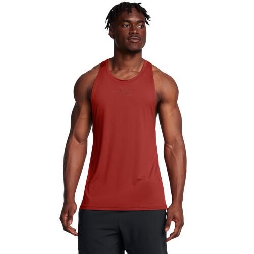 Under Armour Vanish Energy Tank - Mens Earthen Orange/Earthen Orange Cover