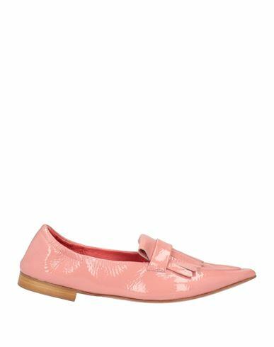 Calpierre Woman Loafers Pink Leather Cover