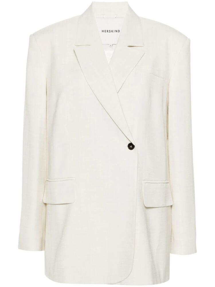 HERSKIND Verner single-breasted blazer - Neutrals Cover