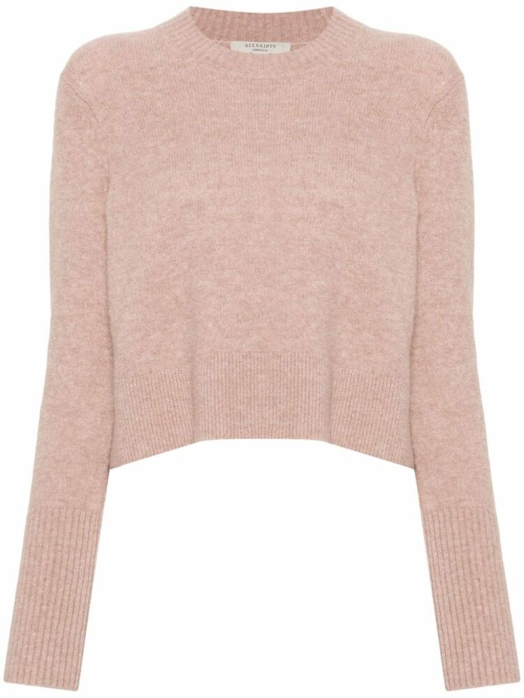 AllSaints Wick brushed jumper - Pink Cover