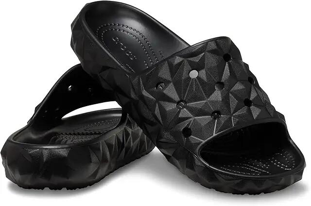 Crocs Classic Geometric Slide 2.0 (Black) Shoes Cover