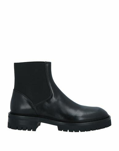 Ann Demeulemeester Man Ankle boots Black Leather Cover