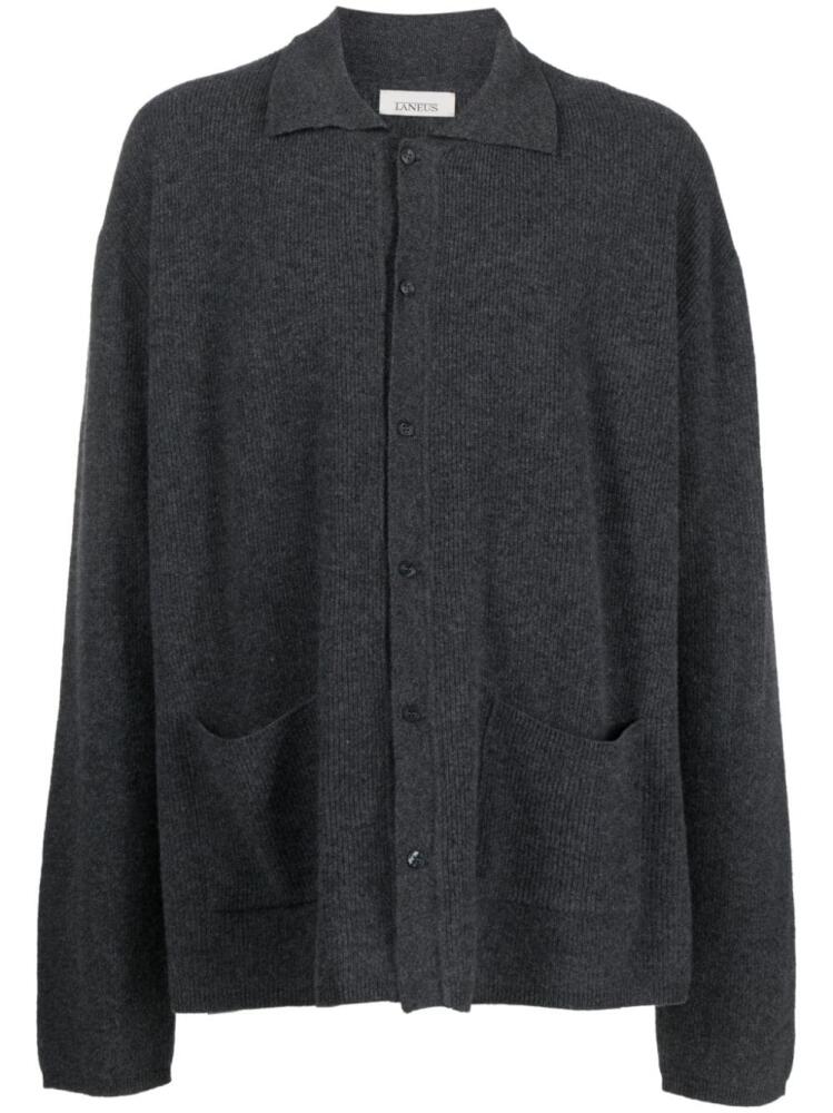 Laneus long-sleeved button-up cardigan - Grey Cover