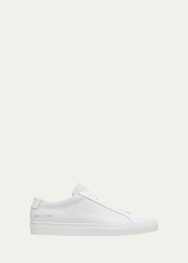 Common Projects Men's Achilles Perforated Leather Low-Top Sneakers Cover